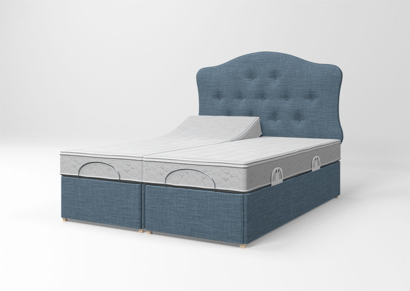 Twin King Woven Denim Headboard 3A Image